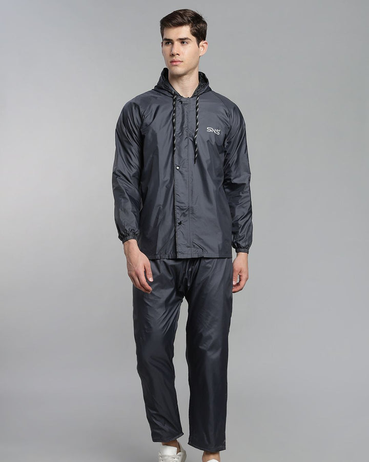 SNS Classic Grey - Rain Jacket with Pant