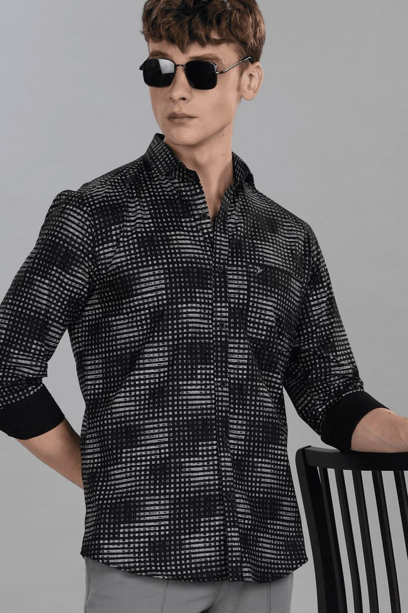Black Fusion Print -Full-Stain Proof