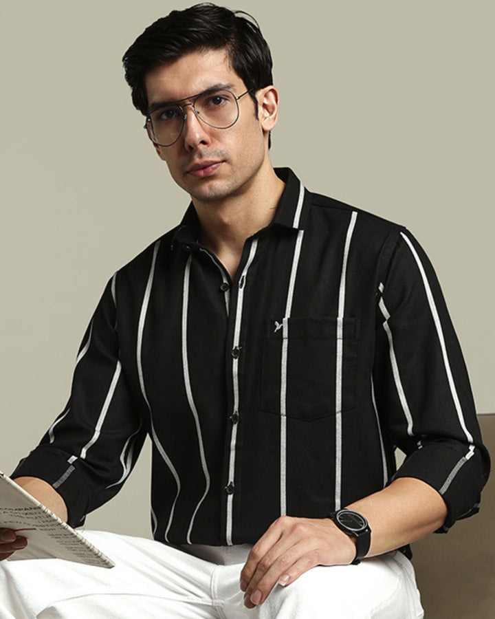 Black Stripes  -Full-Stain Proof