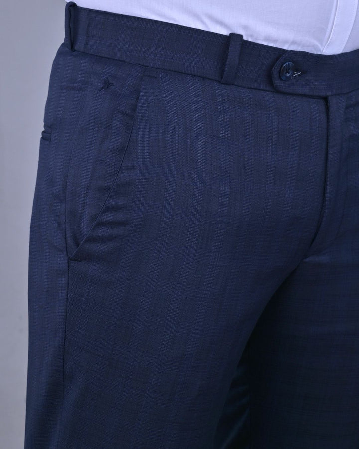 Disco Navy - Wrinkle free Formal Pant