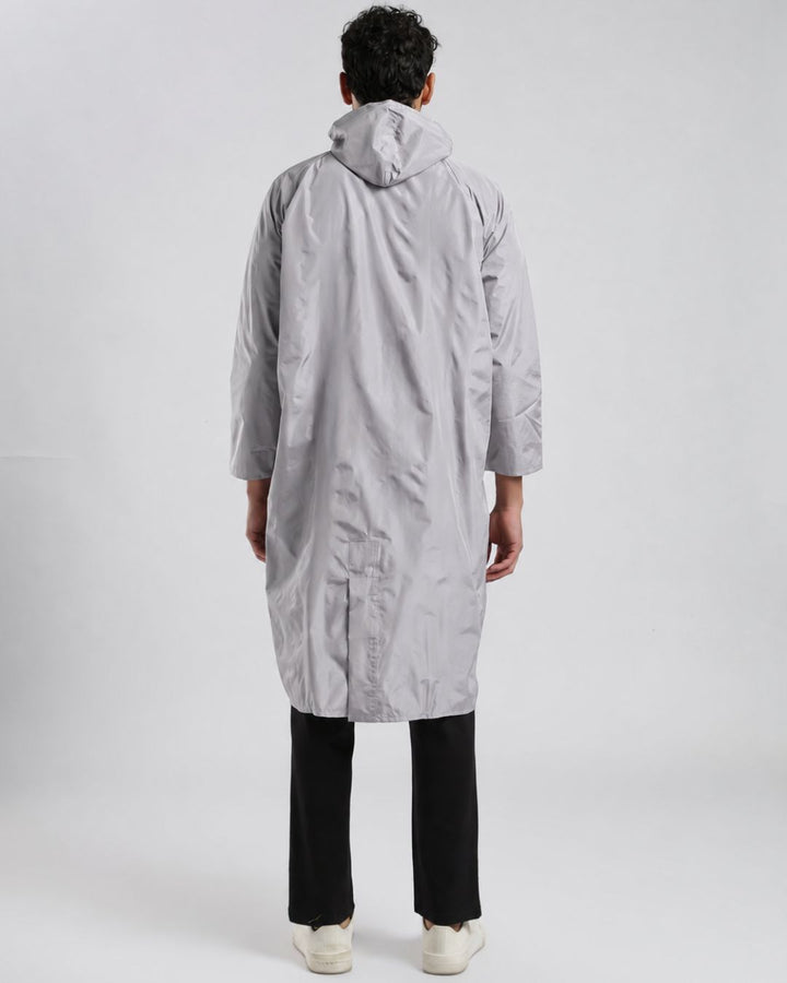 Silver Grey - Poncho Rain Jacket (Pant Not Included)
