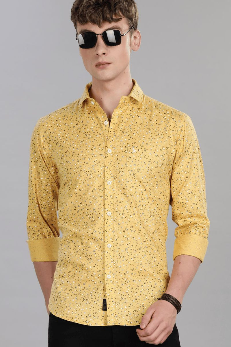 Yellow Cheese Print -Full-Stain Proof