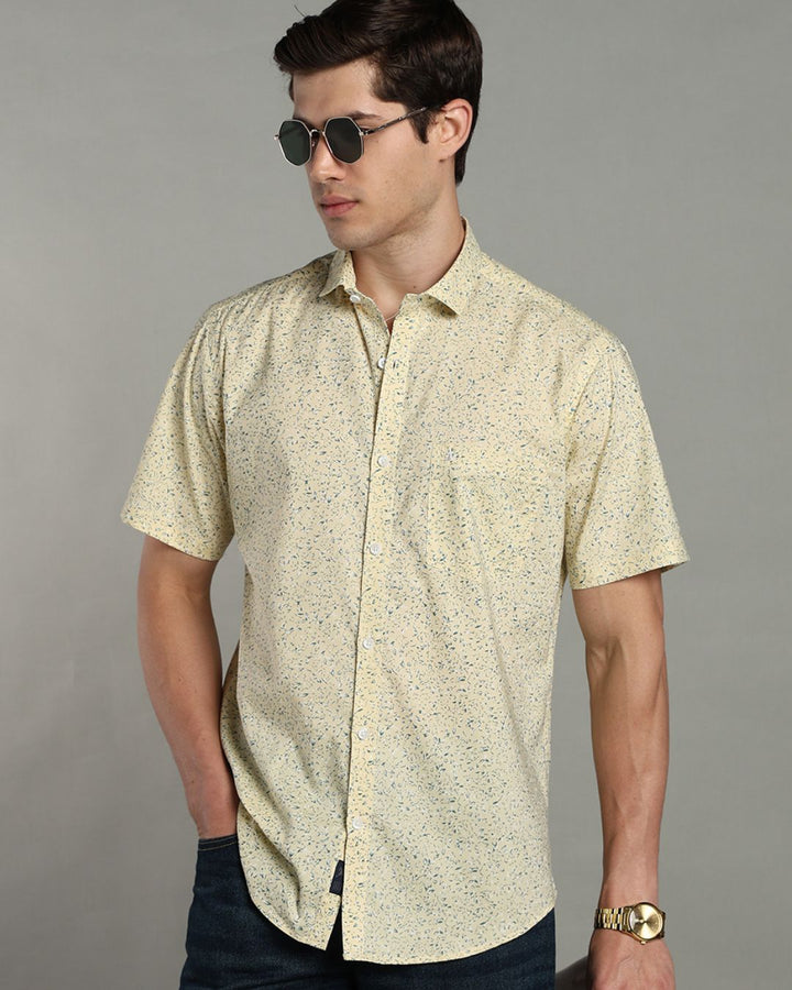 Cheesy Yellow Print -Half-Stain Proof