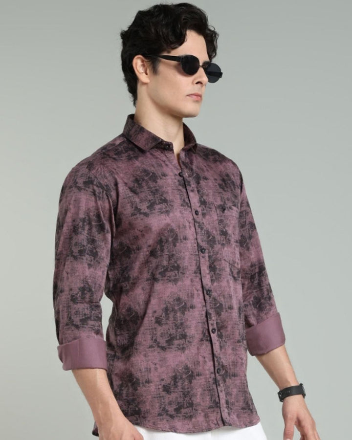 Dusty Pink Smoky Print -Full-Stain Proof