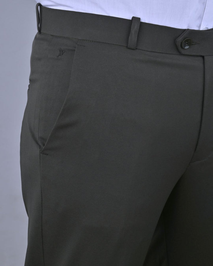 Turtle Green - Wrinkle free Formal Pant