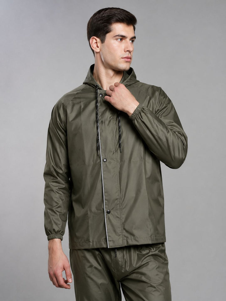 SNS Classic Olive - Rain Jacket with Pant