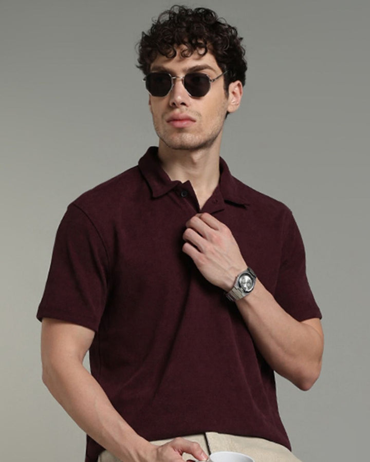 Dark Wine - Polo Tshirt