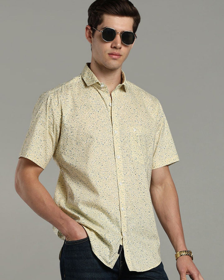 Cheesy Yellow Print -Half-Stain Proof