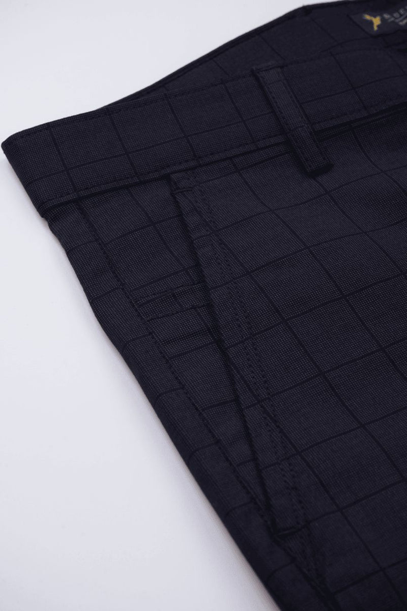 Black Box Checked - 2 way stretch - COTTON PANT