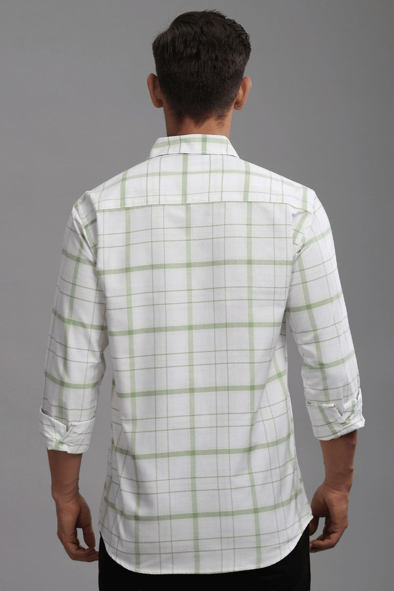 Green & White Checks - Full-Stain Proof