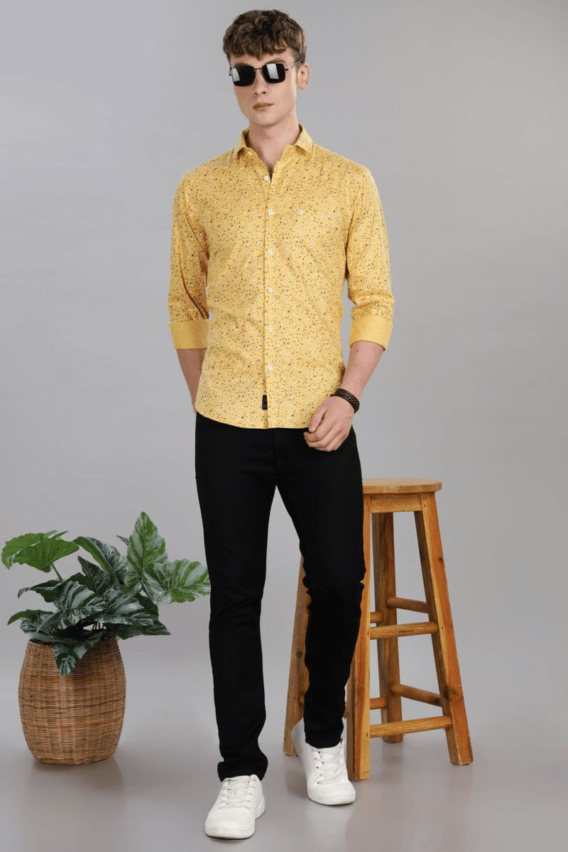 Yellow Cheese Print -Full-Stain Proof