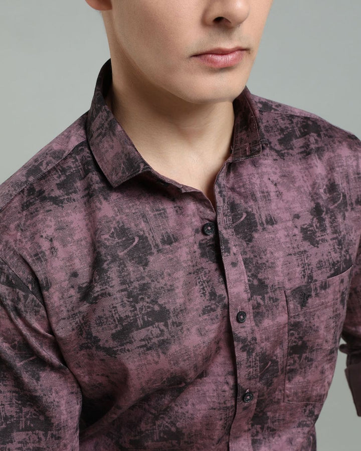 Dusty Pink Smoky Print -Full-Stain Proof