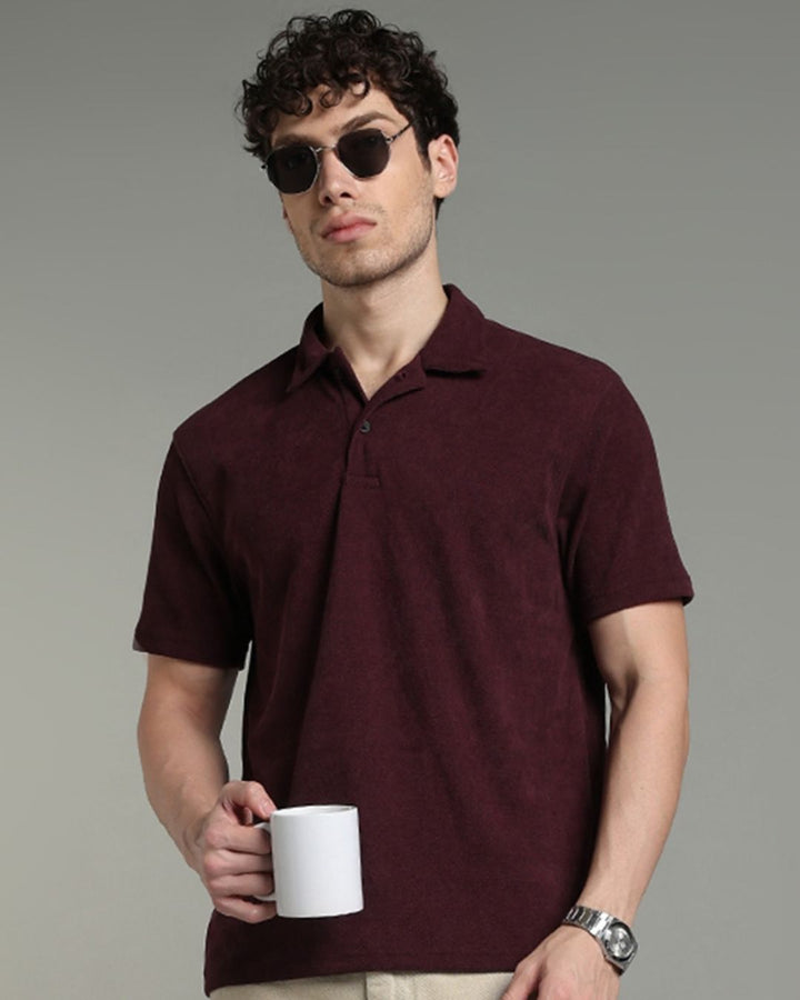 Dark Wine - Polo Tshirt