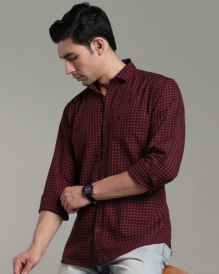 Red & Black Mini Checks - Full-Stain Proof
