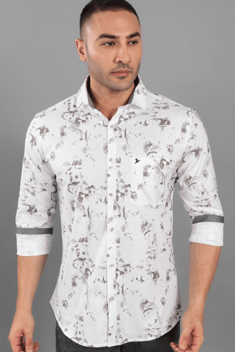 Carbon White Print -Full-Stain Proof