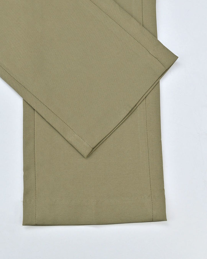 Khaki Green - Wrinkle free Formal Pant