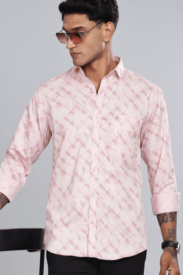 Soft Pink Blush Print -Full-Stain Proof