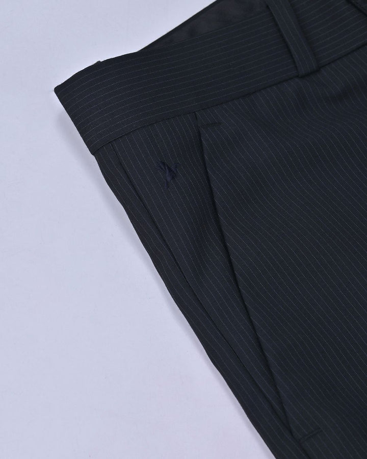 Black Mini Stripes - Wrinkle free Formal Pant