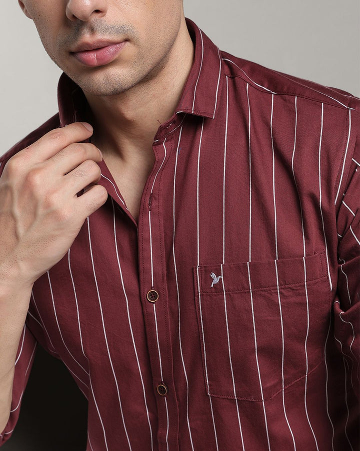 Mighty Maroon Stripes - Full-Stain Proof