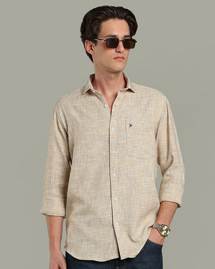 Beige Grain Print - Full-Stain Proof