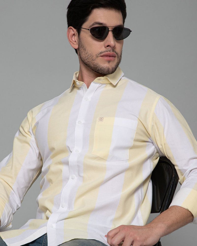 Summer Yellow Stripes - Full-Stain Proof