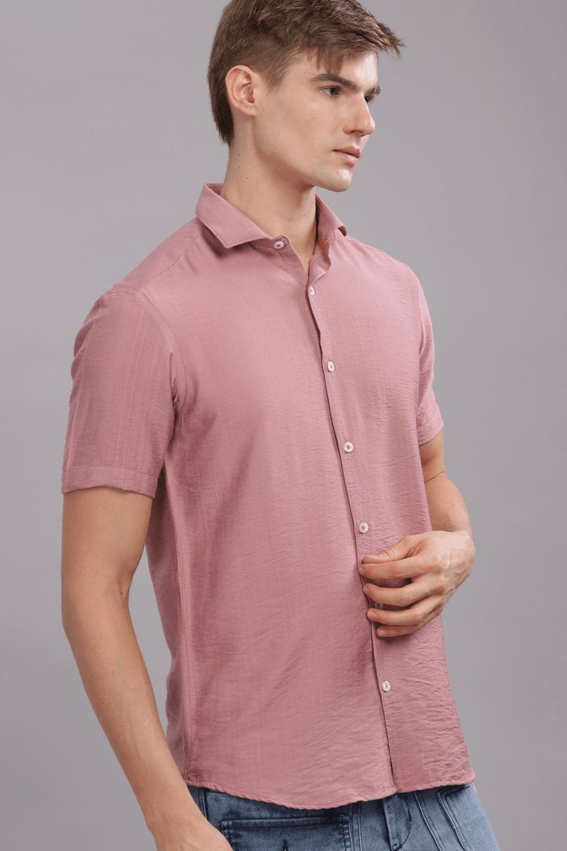 Dark Pink - Half Sleeve - Airlite Shirt