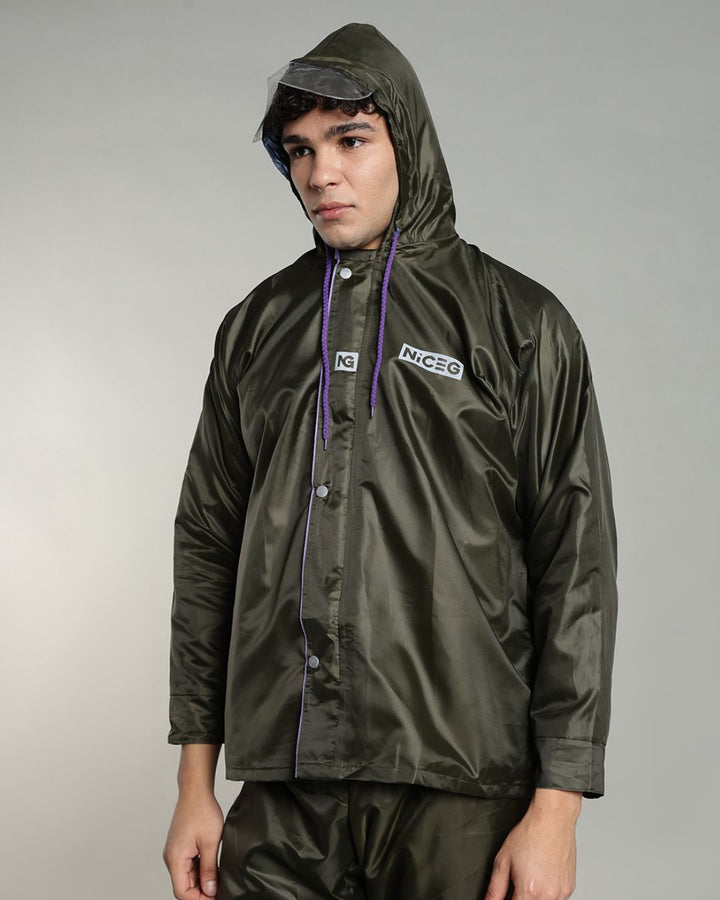 NG Olive - Rain Jacket with Pant