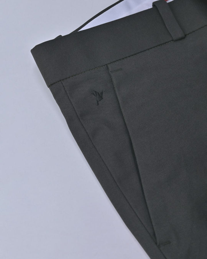 Turtle Green - Wrinkle free Formal Pant