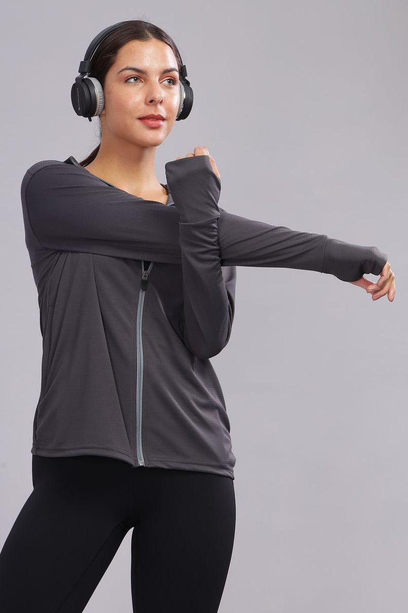 Graphite Grey - Women's Sunblock Jacket