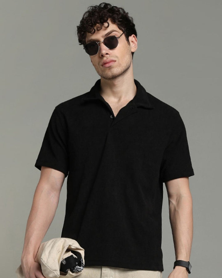 Black - Polo Tshirt
