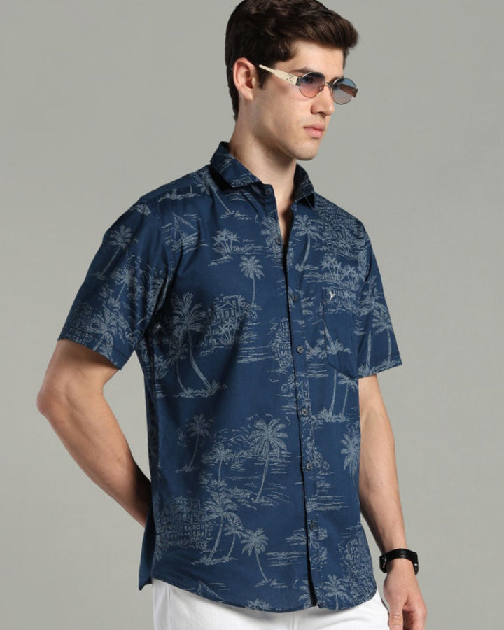 Sapphire Island Print -Half-Stain Proof