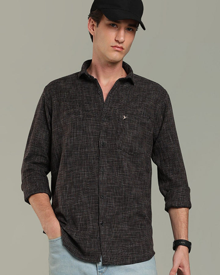 Black Grain Print -Full-Stain Proof