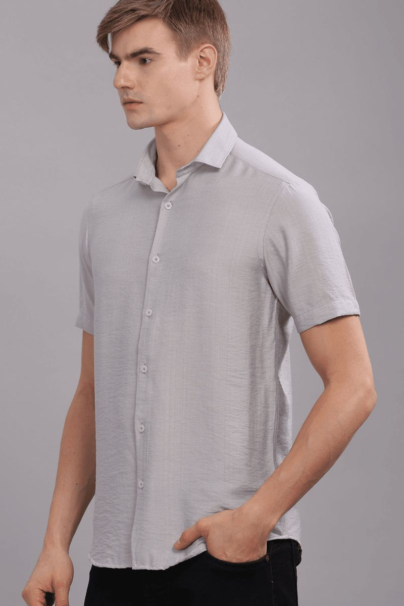 Silver Grey - Half Sleeve - Airlite Shirt