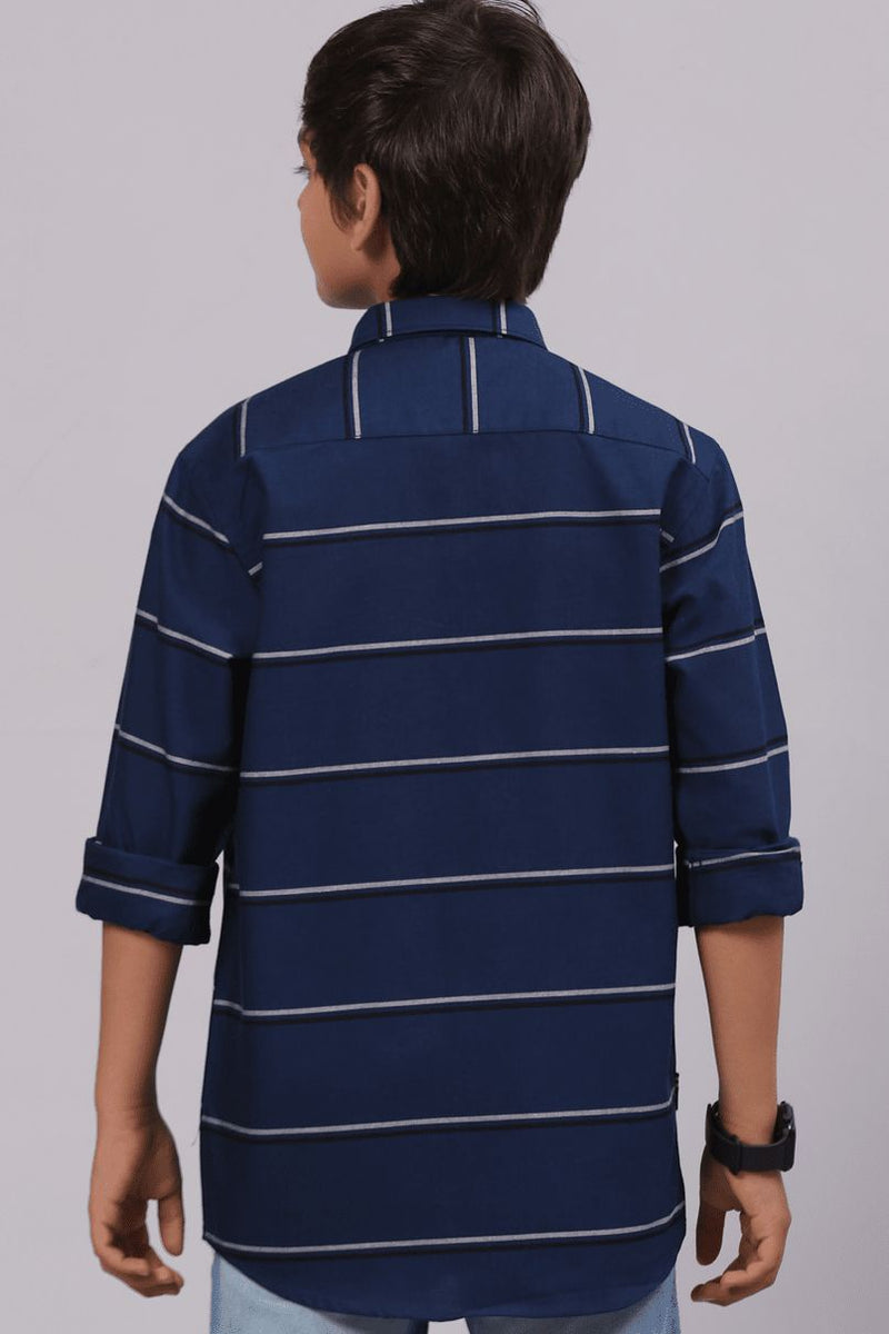 SON - Royal Blue Horizontal stripes