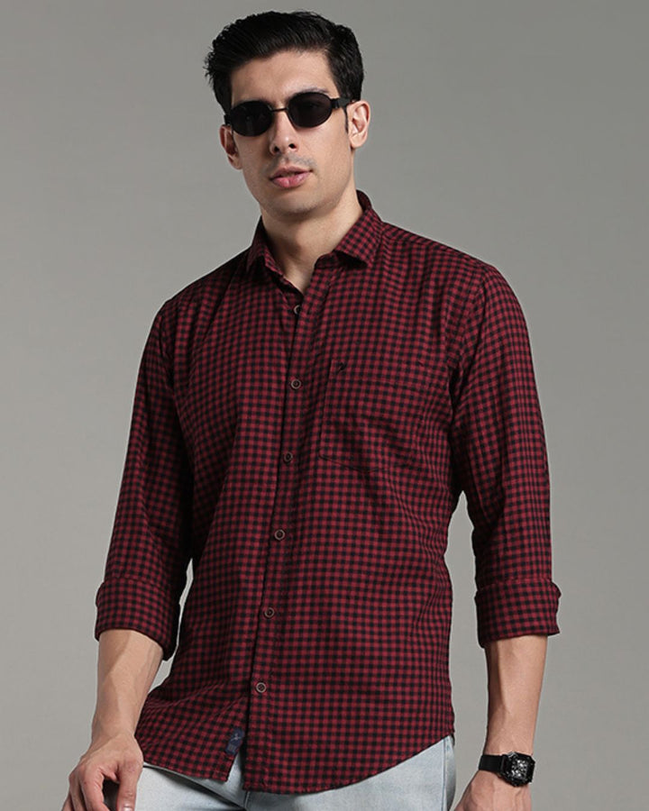 Red & Black Mini Checks - Full-Stain Proof