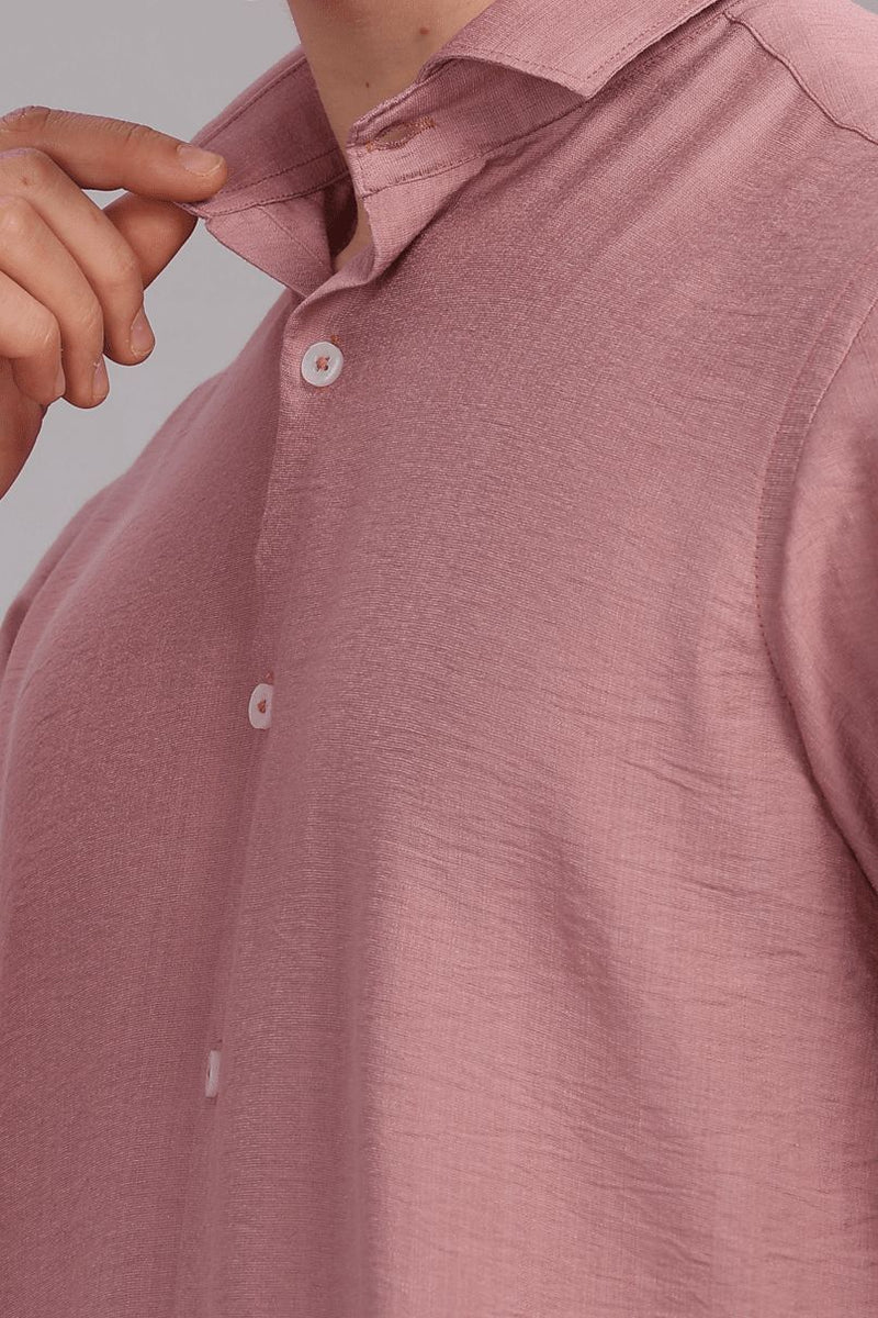 Dark Pink - Half Sleeve - Airlite Shirt