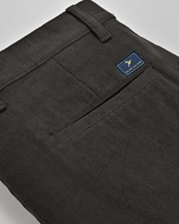 Jungle Green Fine Stripe - Corduroy Pant