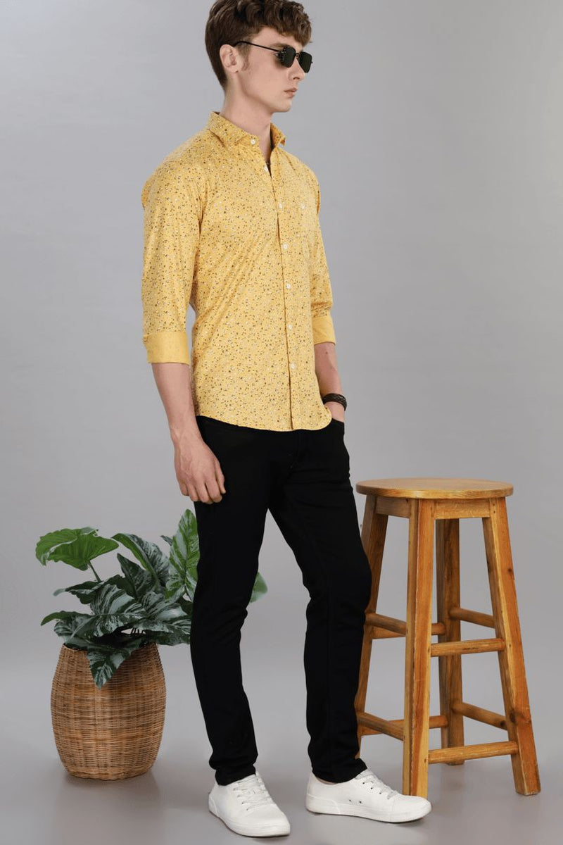 Yellow Cheese Print -Full-Stain Proof