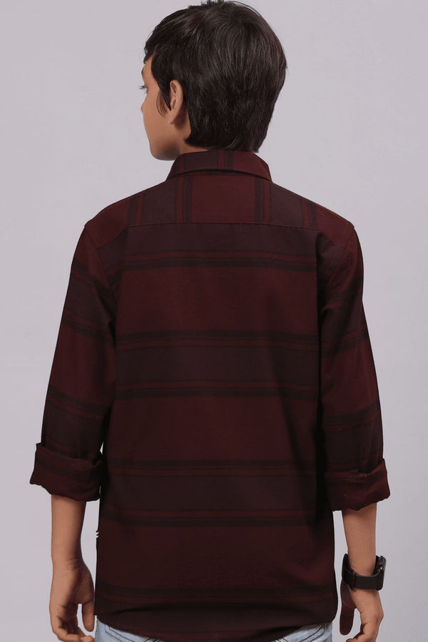 SON - Majestic Maroon Stripes