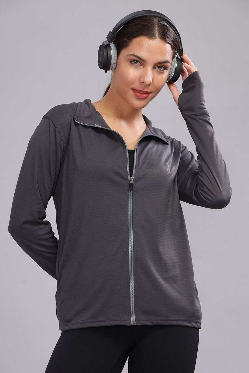 Graphite Grey - Women's Sunblock Jacket