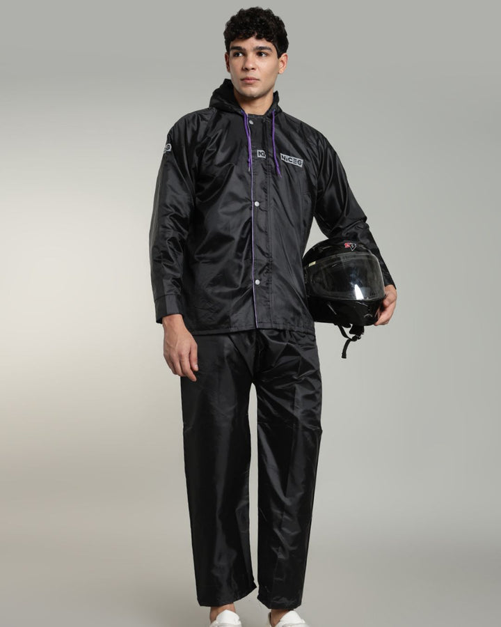 NG Black - Rain Jacket with Pant