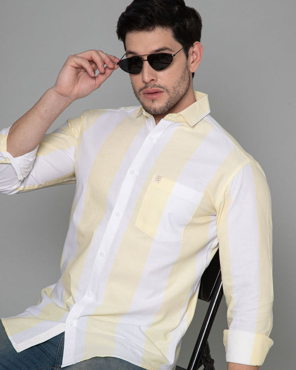 Summer Yellow Stripes - Full-Stain Proof