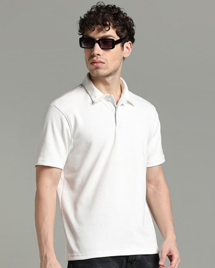 Pure White - Polo Tshirt