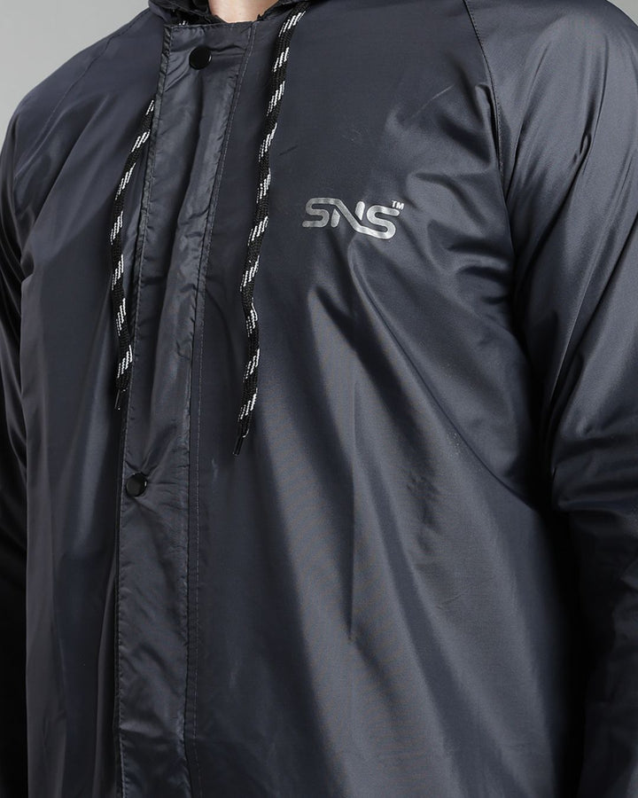 SNS Classic Grey - Rain Jacket with Pant