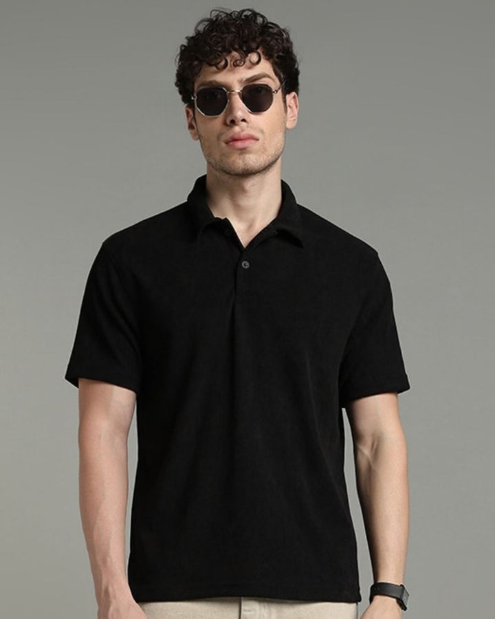 Black - Polo Tshirt