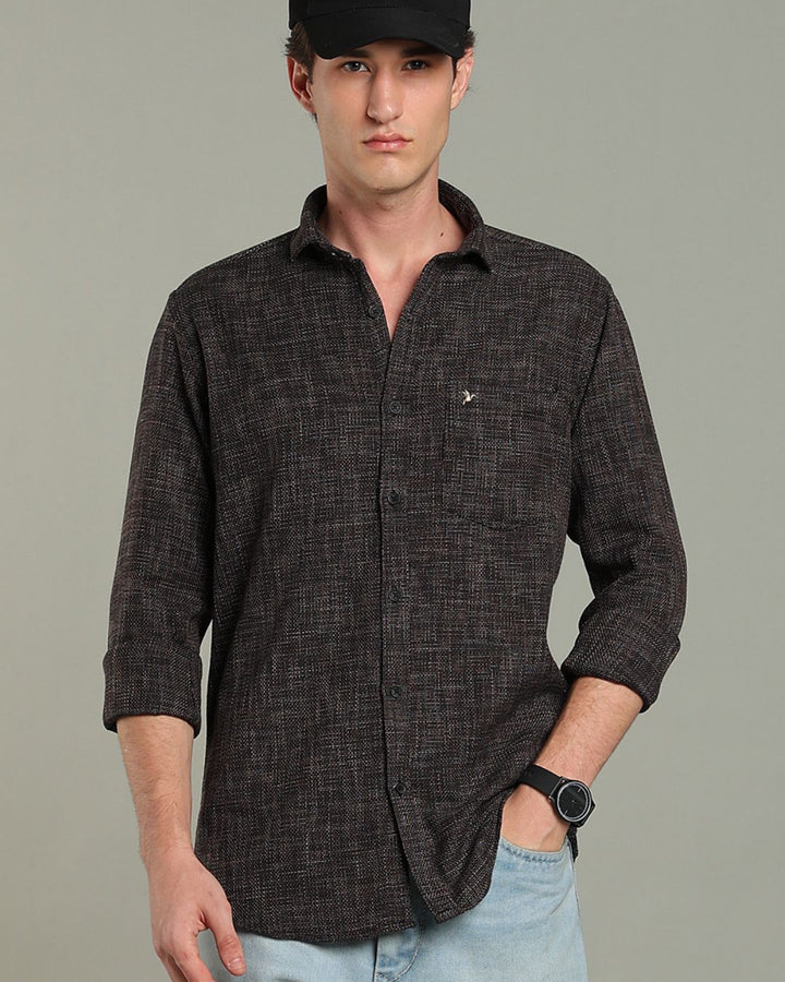 Black Grain Print -Full-Stain Proof