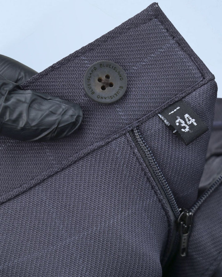 Grey Box Checks - 2 way stretch - COTTON PANT