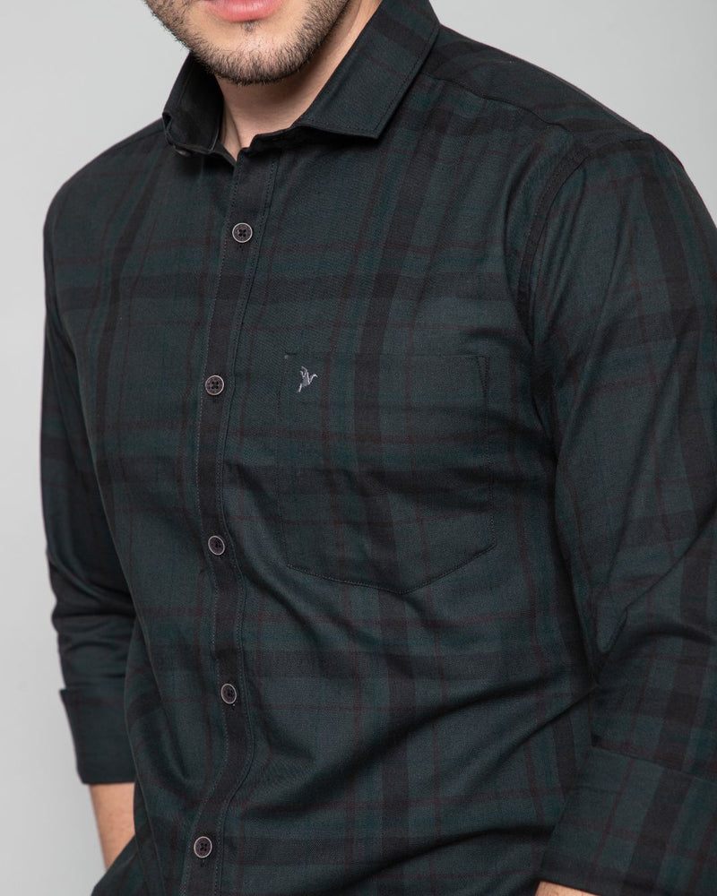 Dark Green Checks - Full-Stain Proof
