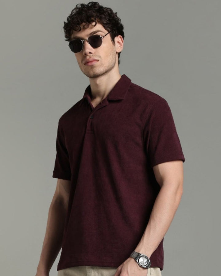 Dark Wine - Polo Tshirt