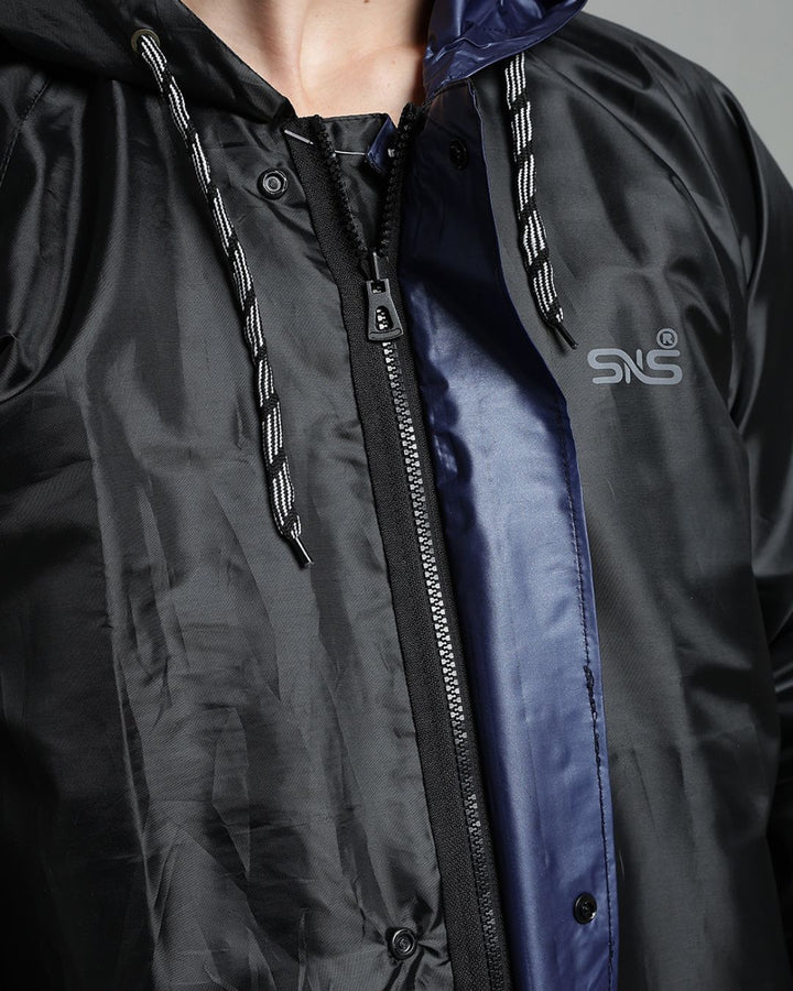 SNS Black - Rain Jacket with Pant